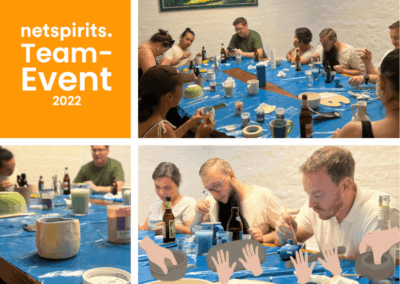 netspirits-Team-Event Töpfern