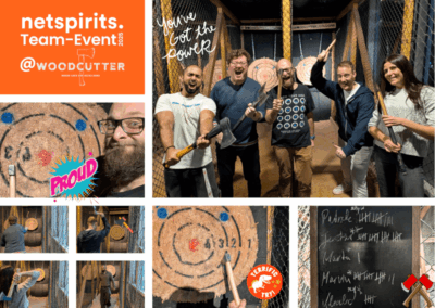 netspirits-Team-Event: Axtwerfen