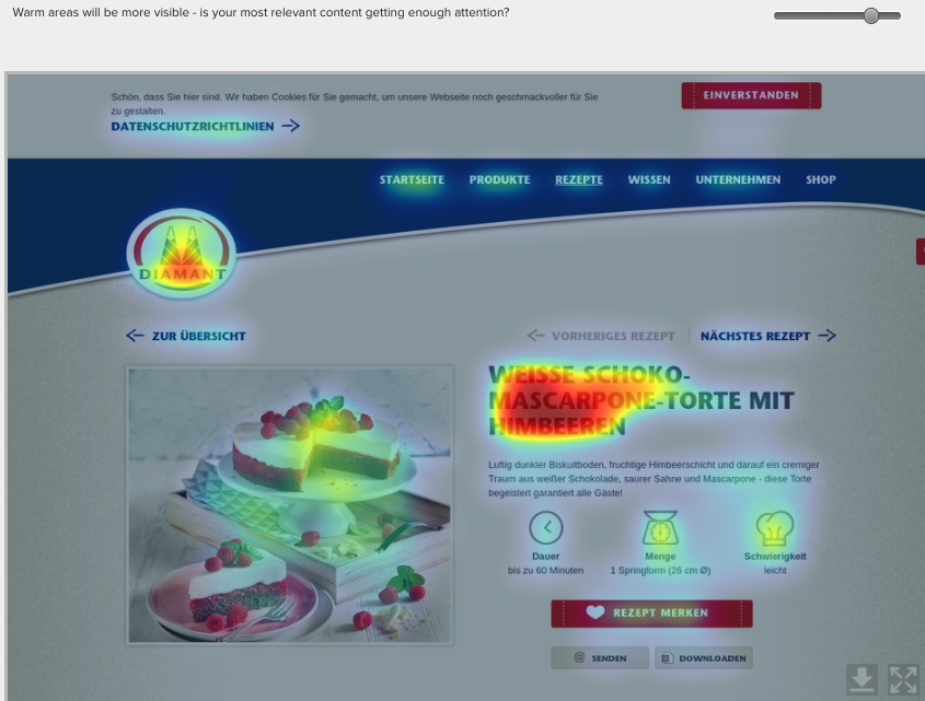 Beispiel einer Eyetracking-Analyse