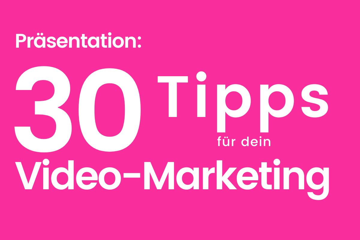 30 Optimierungstipps für YouTube