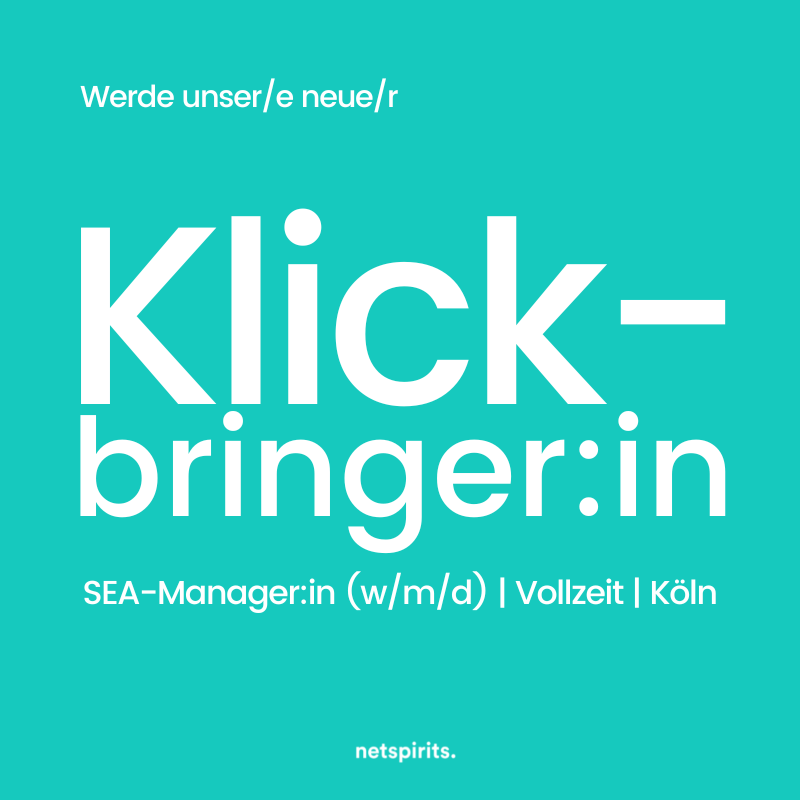 Stellenanzeige: SEA-Manager:in Stellenanzeige: SEA-Manager:in