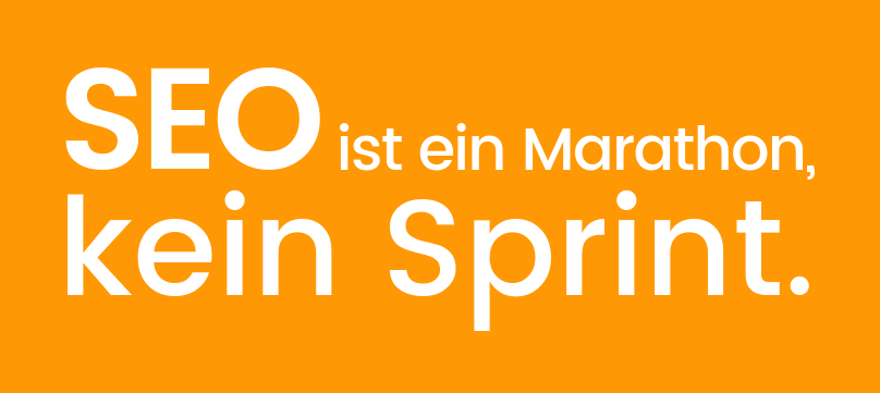 Zitat: SEO ist ein Marathon, kein Sprint. Zitat: SEO ist ein Marathon, kein Sprint.