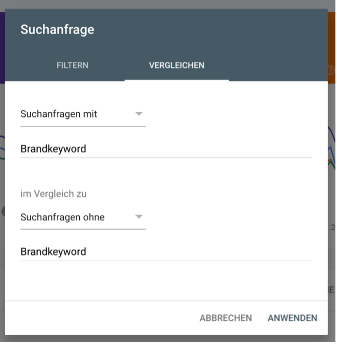 Suchanfragen filtern in der Google Search Console