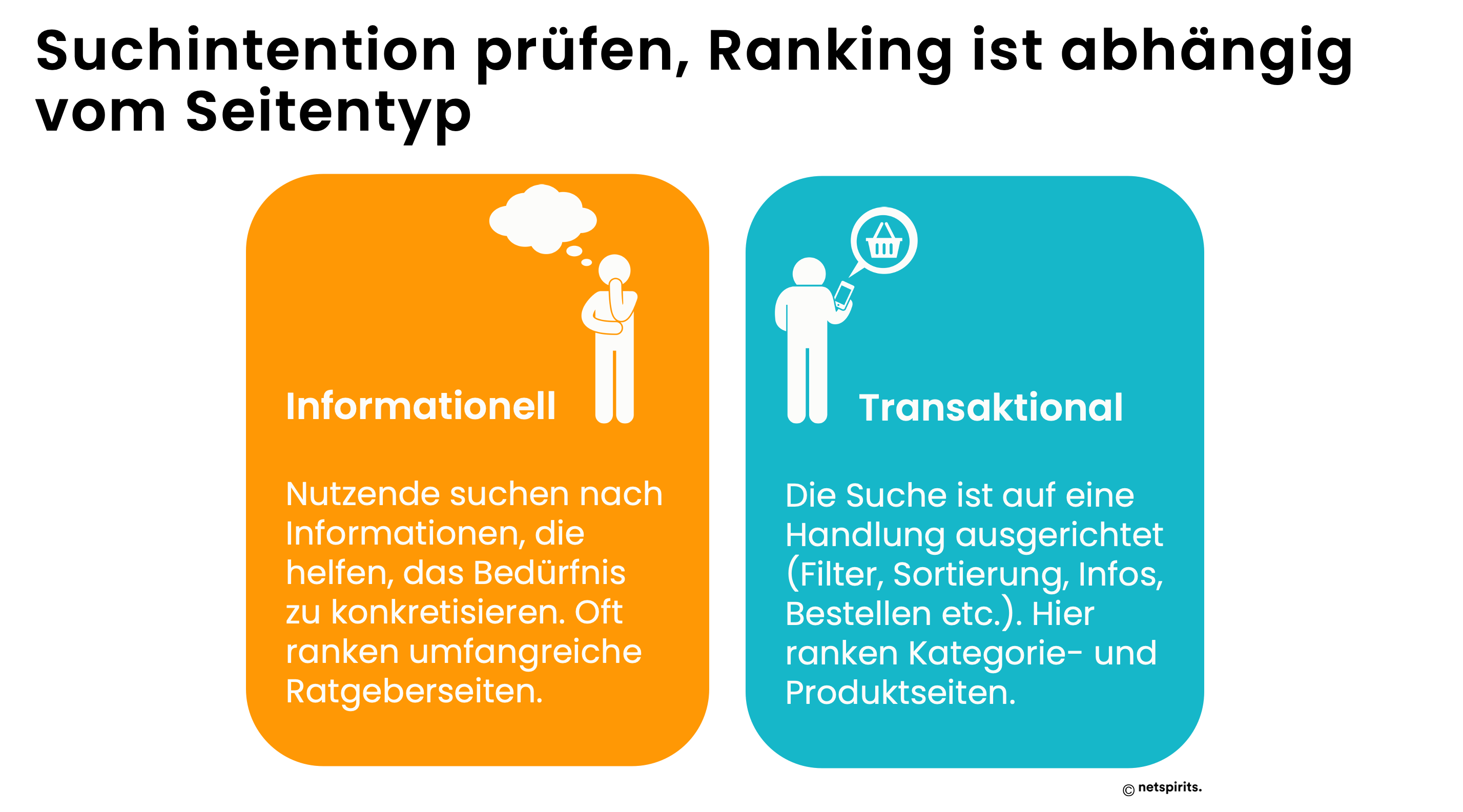 Unterschied zwischen transaktionalen und informationellen Suchanfragen