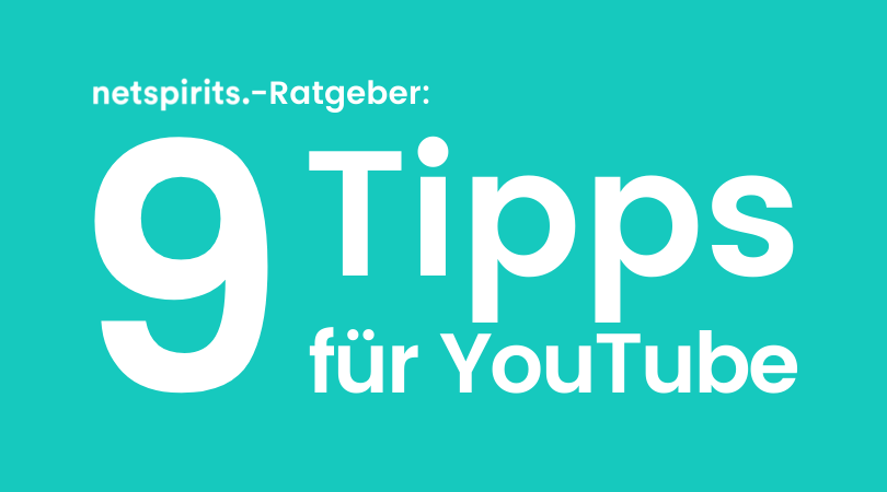9 Tipps für YouTube-Anfänger:innen