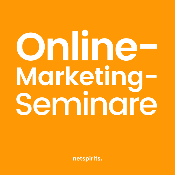 netspirits' Seminarangebot für Online-Marketing