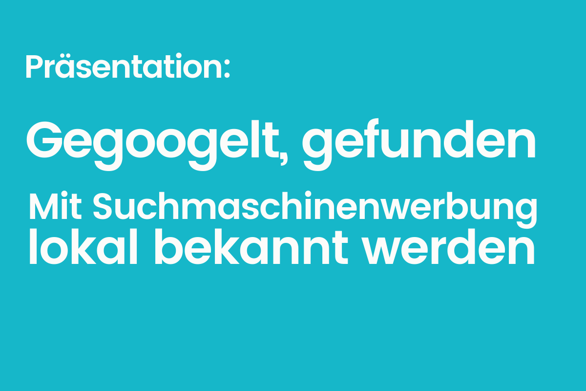 Einführung in lokale Suchmaschinenwerbung mit Google Ads Einführung in lokale Suchmaschinenwerbung